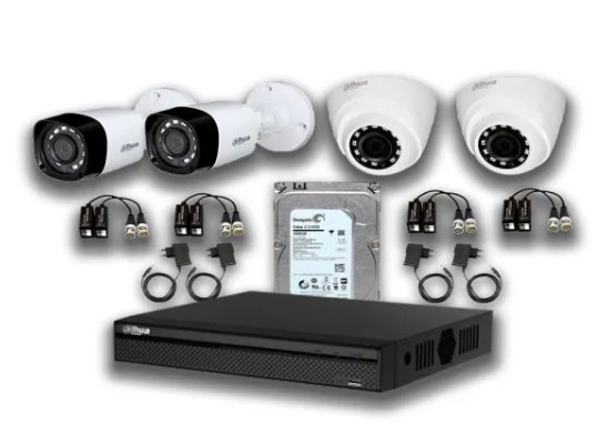 Kit 4 Cámaras + DVR 1TB